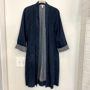 Eileen Fisher Chambray Duster Jacket XXS